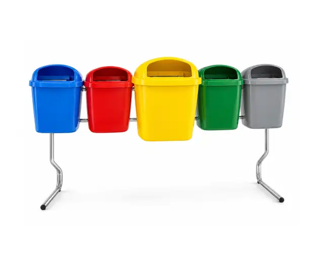 Coletor para coleta seletiva — imagem provisória para substituição