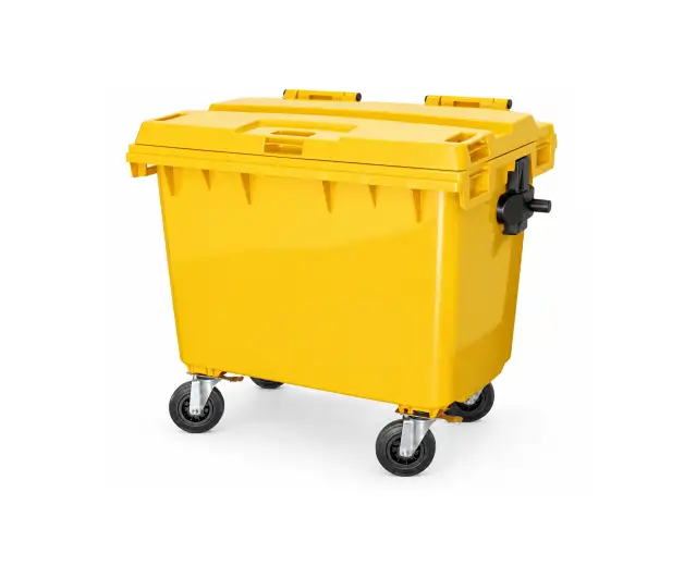 Contentor plástico 660L e 1000L — imagem provisória para substituição