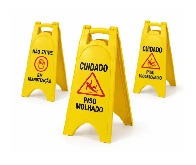 Placa sinalizadora personalizável — imagem provisória para substituição